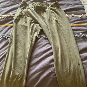 Lululemon Olive Green Sweat Pants